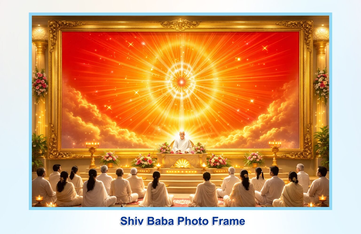 Shiv Baba Photo Frame